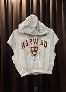 Teamspirit X Harvard Athlesure Wear Crop Hoodie