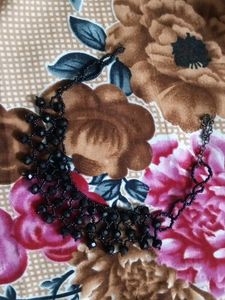 Black Beaded Necklace