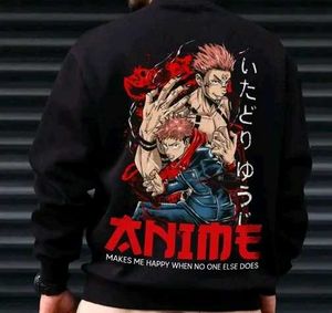 Anime Printed Sweatshirt For Boys