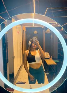 Color Block Crop Top