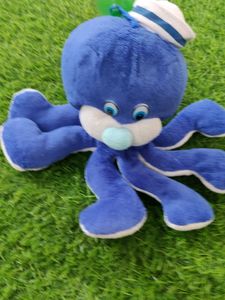 Blue Octopus Plush Toy