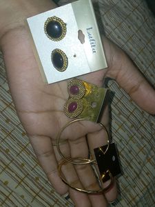 Pack Of 3 Earrings For Everyday And Ethnic Wear