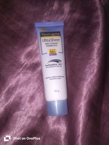 Neutrogena Ultra Sheer Sunscreen