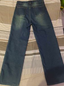 Wide Leg Denim Jeans