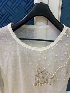 White Pearl Top