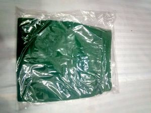 New Green Cotton Fabric in Package - Many