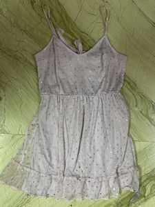 Sparkly Pink Mini Dress