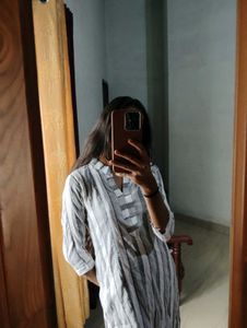 Striped Cotton Kurta