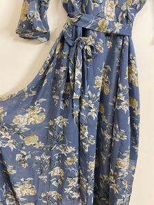Floral Wrap Around Dress From Myntra