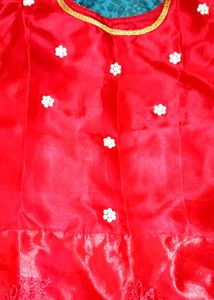 Red Party Wear Frock Today Offer Only