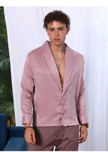 Mauve Satin Shirt