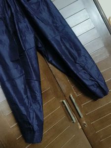 Navy Blue Solid Cotton Silk Salwar