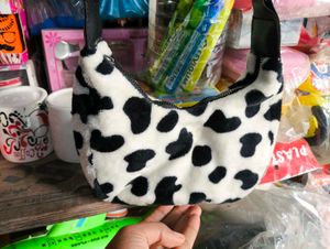 Cow Print Hobo Bag