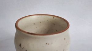 Cream Ceramic Handmade Kulhad Cup For Chai Etc
