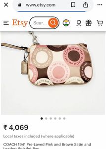 Coach Wristlet