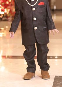 Black Indo-western For Boys