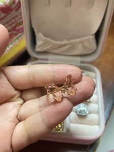Accessorize Heart Shape Earrings With Ring