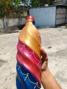 Hand Painted Decorative Bottle