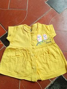 Cute Yellow Baby Dress