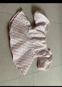 Patterned Puff Sleeve Top
