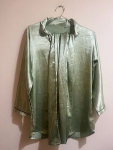 Pastel Green Nightsuit Women