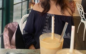 Embroidered Off-Shoulder Top