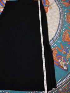 Black Pencil Skirt with Slit