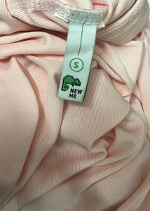 Pink Lace Trim Long Sleeve Top