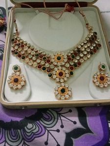 Karwa chauth Spcl Kundan Necklace Set