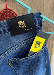 Ripped baggy MK blue Jeans
