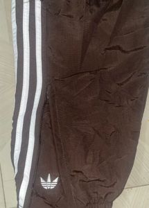 Track Pants With White Stripes