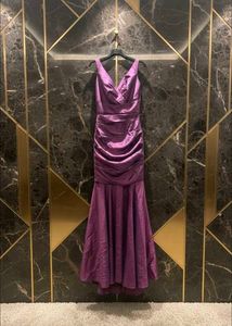Elegant Purple Evening Gown