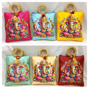 Ganesha print bangle handle bag