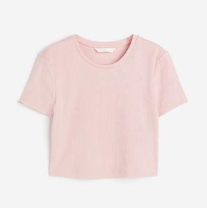 H&amp;M Ribbed jersey top