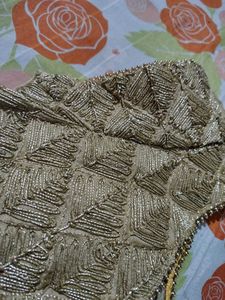 golden Embroidered Blouse