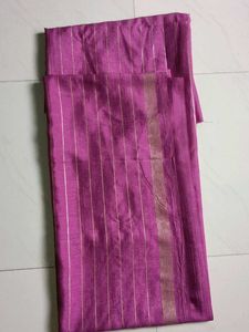 Rose &amp; Gold Striped Fabric