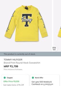 Tommy Hilfiger Long Sleeve Tee