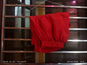 Red Embroidered Salwar Kameez Suit