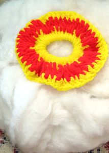 Colorful Crochet Hair Ties - Handmade