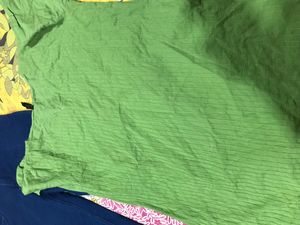 Cotton Kurta Top And Denim Jeans