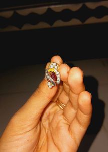 dimond pendent earring set