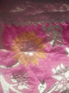 Floral Pink Brocade Fabric