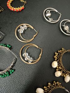 Stunning Earings Combo Of 5 Pcs Set
