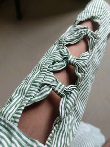Bow Shoulder Formal Shirt