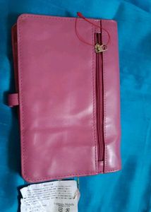 Pink Genuine Lather Purse
