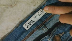 Zara Blue Denim Jeans