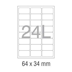 NOVAJET Multipurpose Labels (1) Sheets (24) Label