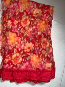 Red Saree Jaree Boader