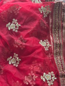 Red Embroidered Lehenga Choli