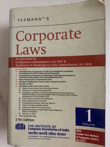 Compiled Bare Acts Of All Corporate Laws